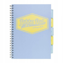 Kołozeszyt Pukka z 5 zakładek PASTEL Niebieski A4