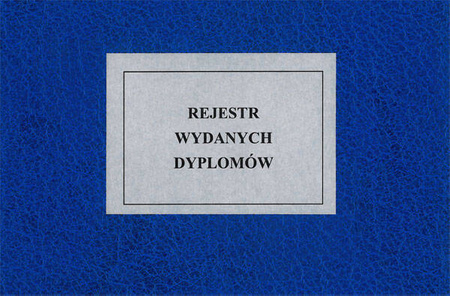Rejestr wydanych dyplomów zawodowych
