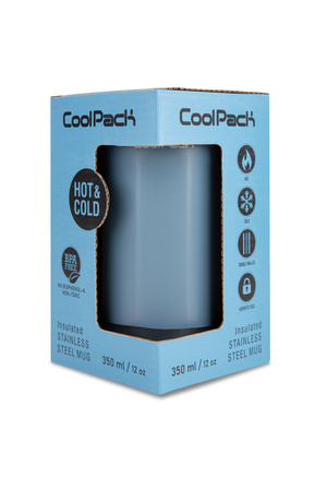 COOLPACK COFFEE MUG TOM KUBEK TERMICZNY 350ML BLUE