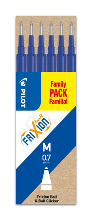 PILOT WKŁAD FRIXION NIEBIESKI 0,7 /6/