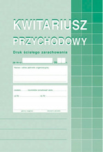 Kwitariusz przychodowy M&P 400-3 A5 60 kartek