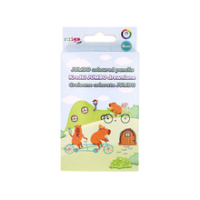 STRIGO KREDKI JUMBO DREWNIANE OPRAWA 6 KOLORÓW KAPIBARA