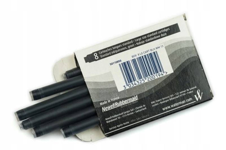 Naboje atramentowe Waterman Czarne 8szt.