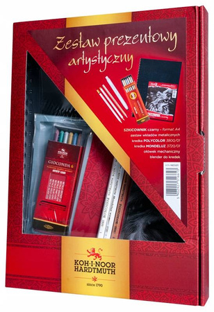 Zestaw Koh i Noor z czarnym szkicownikiem