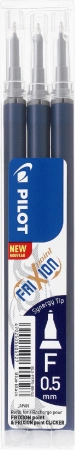 WKŁAD PILOT FRIXION  POINT 0,5 GRANAT  3 szt