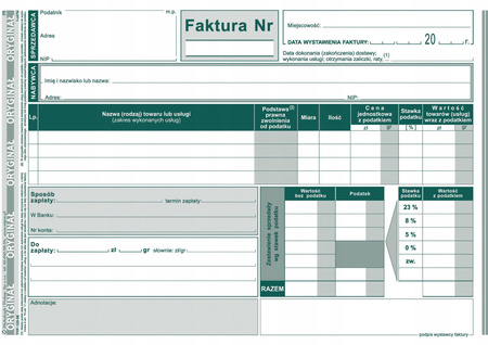 Faktura brutto Michalczyk i Prokop 123-3E A5 80
