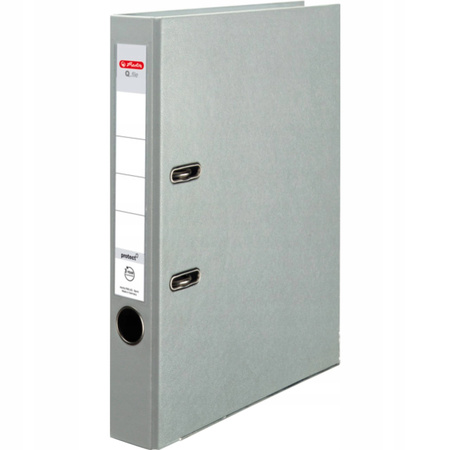 Segregator Herlitz Q.file 5 cm POPIELATY