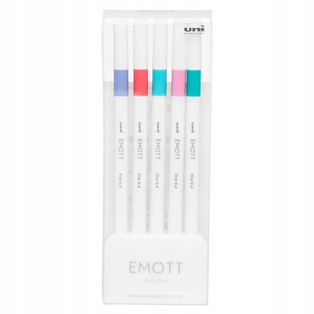 ZESTAW UNI FLAMASTRY PEM-Sy -5SZT EMOTT No. 5
