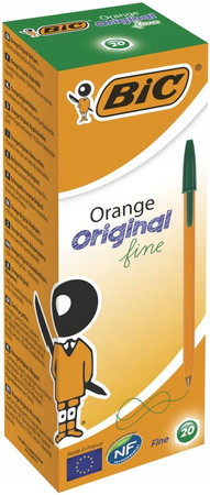 DŁUGOPIS BIC ORANGE ZIELONY