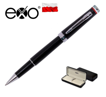 Pióro kulkowe Exo Flaga Polska czarne CT