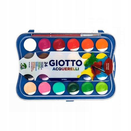 Farby akwarele Giotto pastylki 24 kolory