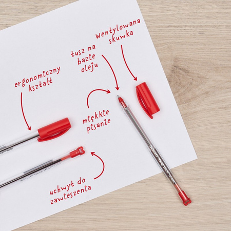 Długopis czerwony Pelikan Hang Stick