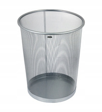 Kosz na papier okrągły Grand GR-018S 19 l srebrny