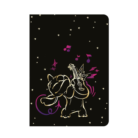 DISNEY GOLD ZESZYT A5 32K 3-LINIA K WZÓR 1 STITCH