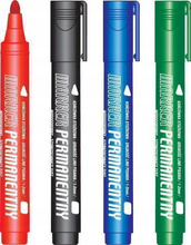 Marker perman Tetis KM102 1-2mm stożkowy CZERWONY