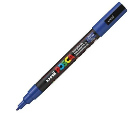 MARKER UNI POSCA PC-3M NIEBIESKI NR 33
