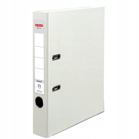 Segregator Herlitz Q.file 5 cm BIAŁY