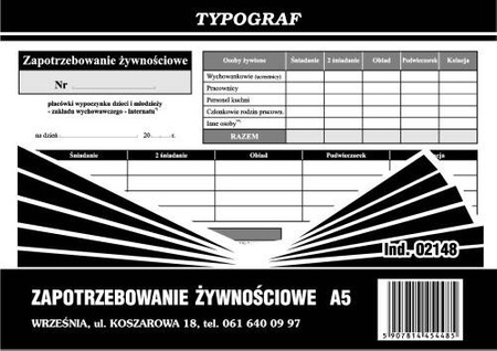 Zapotrzebowanie żywnościowe