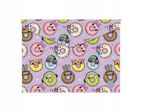 COOLPACK KOPERTA NA DOKUMENTY A4 ZATRZ HAPPY DONUT