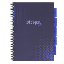 Kołozeszyt STRIGO PADS Project Book A4 kratka Basic granatowy