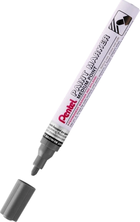 Marker zdobniczy aluminiowa obudowa perłowy czarny Pentel