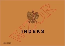 Indeks dla uczniów szkoły policealnej dla młodzieży