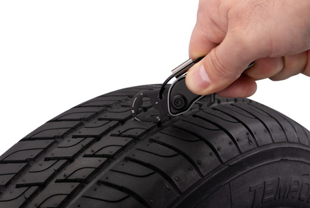 BRELOK TROIKA PARCEL CUT&CART, 9 FUNKCJI, CZARNY/TYTAN