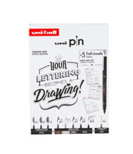 Cienkopis Uni PIN 200 zestaw Starter Case Lettering