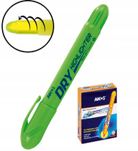 Zakreślacz w sztyfcie AMOS HLD12 DGR ZIELONY