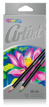 Kredki ołówkowe okrągłe ARTIST 12 kol. Colorino