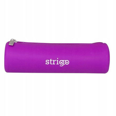 Piórnik STRIGO Silikonowy Owalny Fioletowy