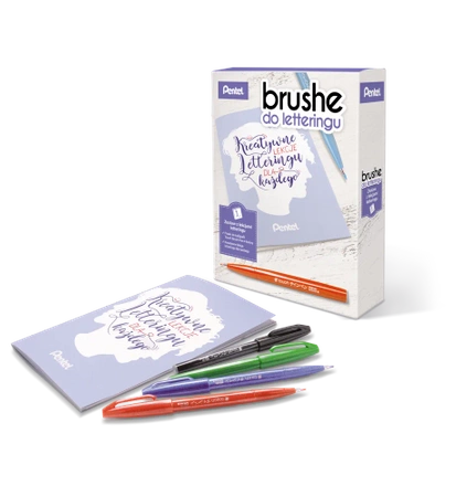 Zestaw do liternictwa Pentel
