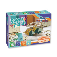 STRIGO ZESTAW KREATYWNY DREWNIANE PUZZLE DINOZAUR