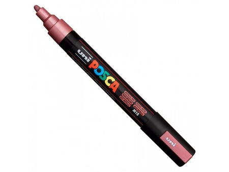Uni marker Posca PC-5M plakatowy metallic czerwony