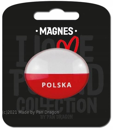 MAGNES I Love Poland FLAGA 3D