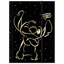 DISNEY GOLD TECZKA KARTONOWA A4 Z GUMKĄ WZÓR 1 STITCH