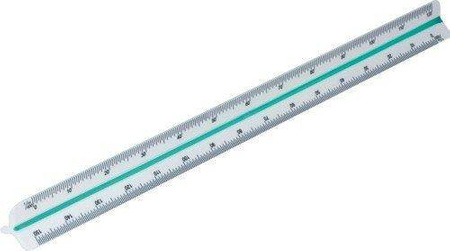 Linijka GRAND skalówka budowlana 30 cm GR-143-30