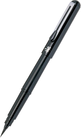 Brush Pen czarny na wkłady wymienne Pentel