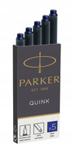 PARKER QUINK naboje do pióra niebieskie 5 szt