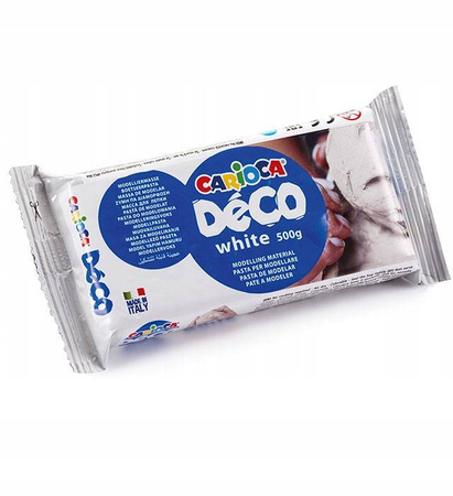Masa do modelowania biała CARIOCA 500 g