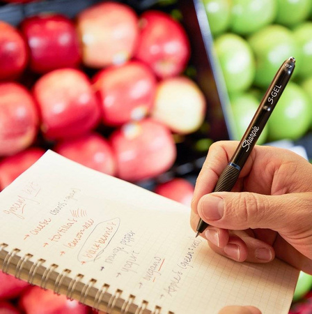 DŁUGOPIS SHARPIE S-GEL 0.7 CZARNY 3SZT.