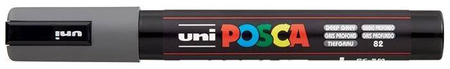 Uni marker Posca PC-5M plakatowy grafitowy