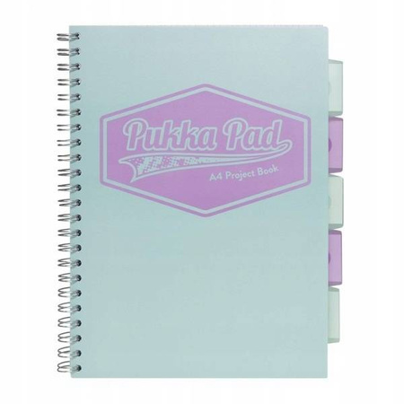 Kołozeszyt Pukka z 5 zakładkami PASTEL Morski A4 #