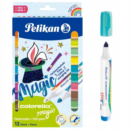 FLAMASTRY COLORELLA MAGIC C411 12 SZT. PELIKAN