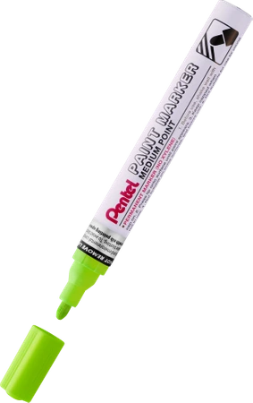 Marker zdobniczy aluminiowa obudowa seledynowy Pentel