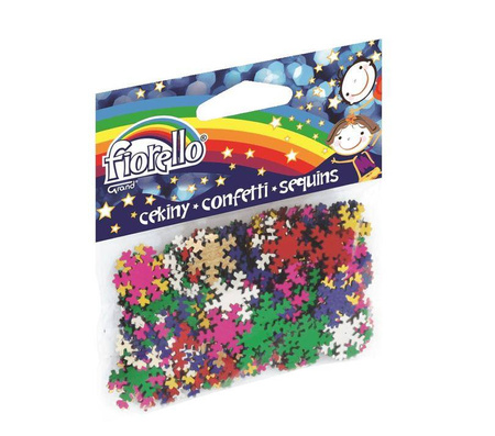Cekiny confetti śnieżynka Fiorello