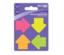 KARTECZKI STRIGO SAMOP.4X20 STRZAŁKI