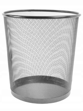 Kosz metalowy Tetis BV513 SREBRNY