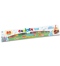 Kredki ołówkowe CARIOCA Tita 80 kol. (42890)