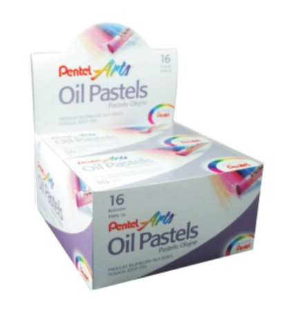 Kredki pastele olejne PENTEL PHN-16 16 kolorów